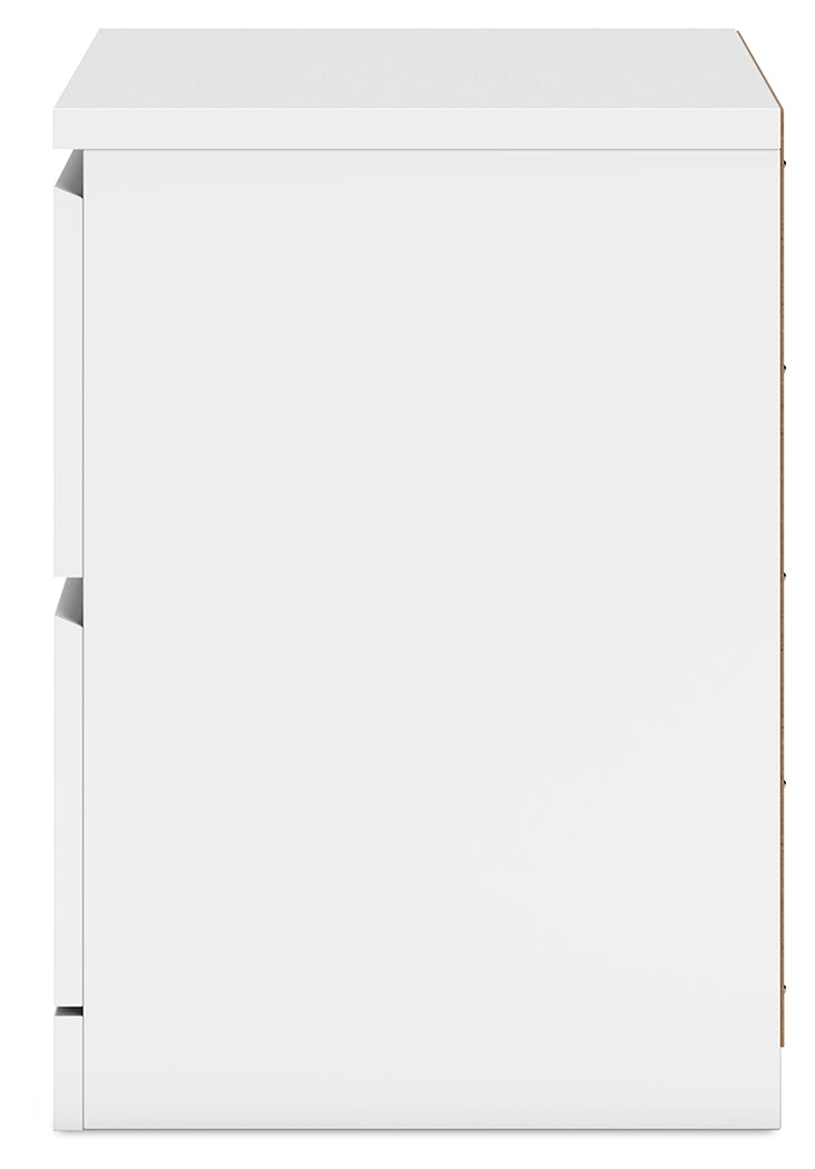 Onita White Panel Platform Bedroom Set by Ashley at Eve Furniture