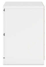 Onita White Panel Platform Bedroom Set by Ashley at Eve Furniture