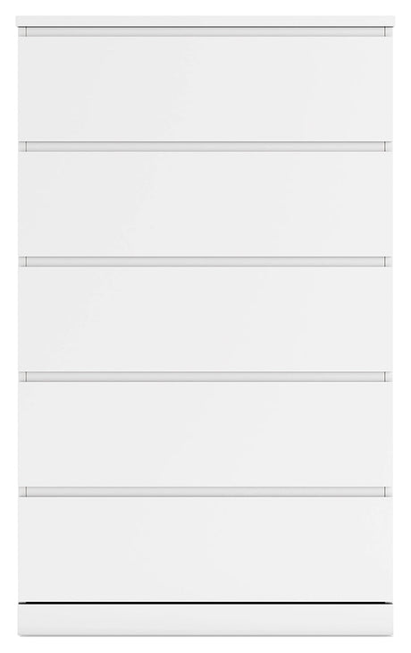 Onita White Panel Platform Bedroom Set by Ashley at Eve Furniture