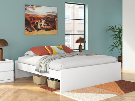 Onita White Platform Bedroom Set by Ashley at Eve Furniture