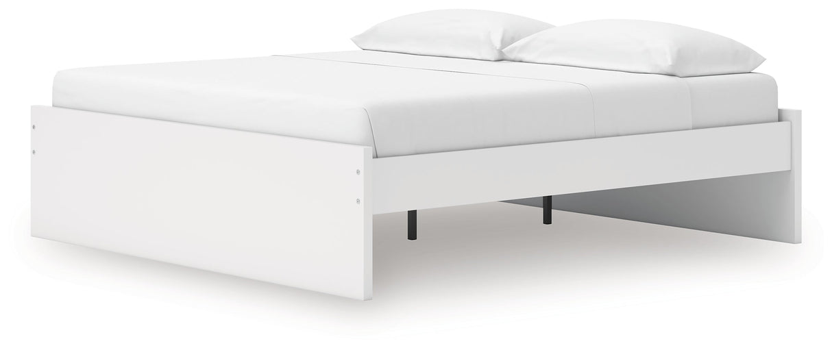 Onita White Platform Bedroom Set by Ashley at Eve Furniture