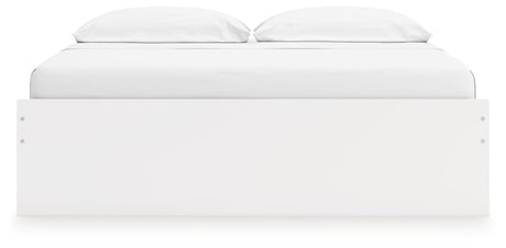 Onita White Platform Bedroom Set by Ashley at Eve Furniture