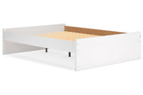 Onita White Queen Platform Base Bed by Ashley at Eve Furniture