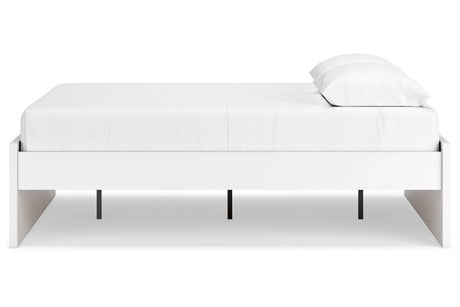 Onita White Queen Platform Base Bed by Ashley at Eve Furniture