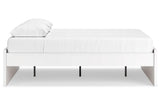 Onita White Queen Platform Base Bed by Ashley at Eve Furniture