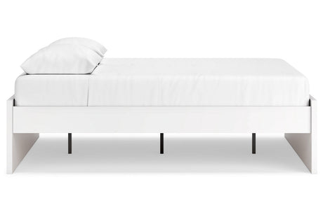 Onita White Queen Platform Base Bed by Ashley at Eve Furniture