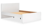 Onita White Queen Platform Bed by Ashley at Eve Furniture