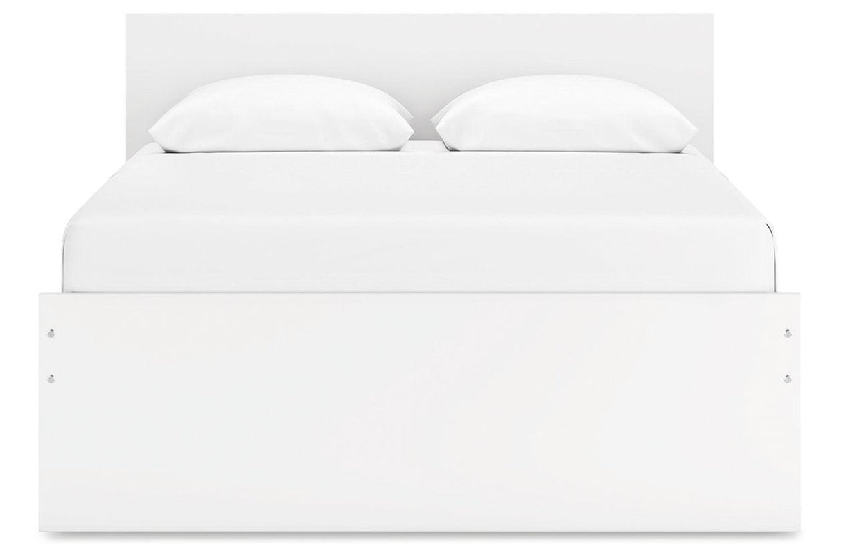 Onita White Queen Platform Bed by Ashley at Eve Furniture