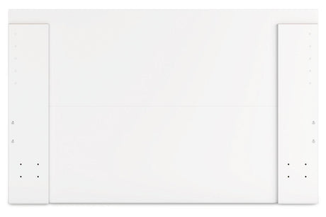 Onita White Queen Platform Bed by Ashley at Eve Furniture