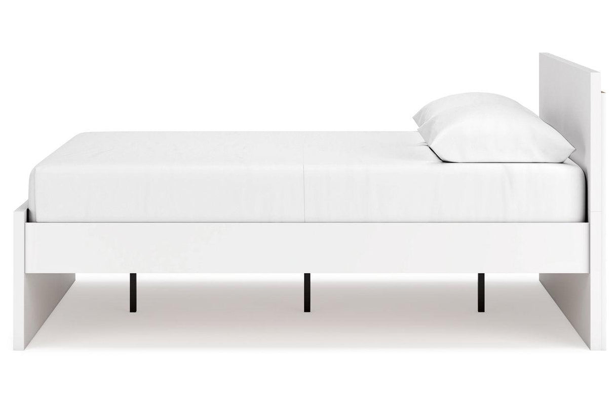 Onita White Queen Platform Bed by Ashley at Eve Furniture