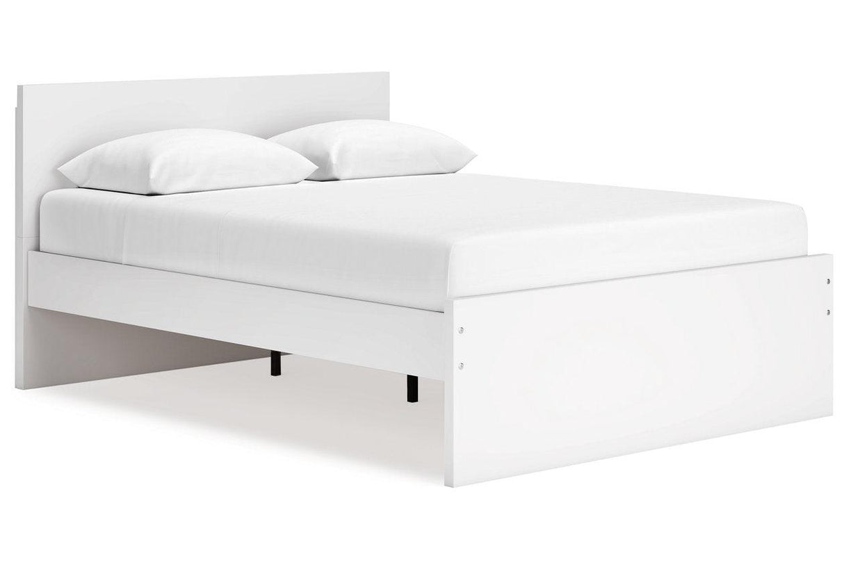 Onita White Queen Platform Bed by Ashley at Eve Furniture