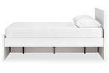 Onita White Queen Storage Platform Bed with 2 Drawers by Ashley at Eve Furniture