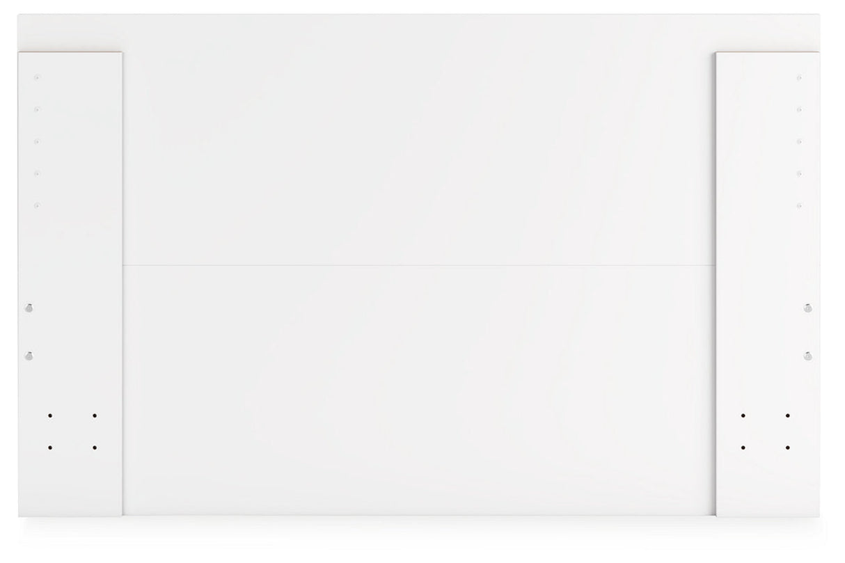 Onita White Queen Storage Platform Bed with 4 Drawers by Ashley at Eve Furniture