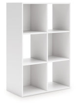Onita White Six Cube Organizer by Ashley at Eve Furniture