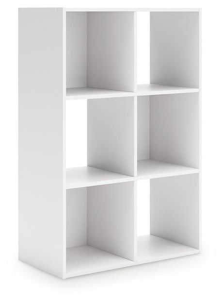 Onita White Six Cube Organizer by Ashley at Eve Furniture