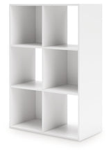 Onita White Six Cube Organizer by Ashley at Eve Furniture