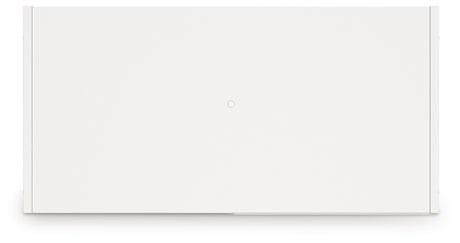 Onita White Six Cube Organizer by Ashley at Eve Furniture