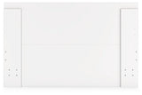 Onita White Storage Panel Platform Bedroom Set with 2 Drawers by Ashley at Eve Furniture