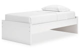 Onita White Twin Platform Base Bed by Ashley at Eve Furniture