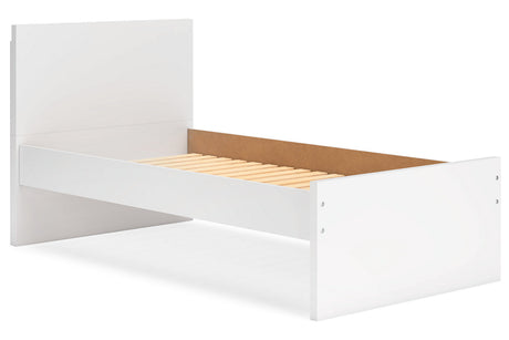 Onita White Twin Platform Bed by Ashley at Eve Furniture