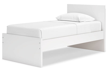Onita White Twin Platform Bed by Ashley at Eve Furniture