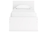 Onita White Twin Platform Bed by Ashley at Eve Furniture