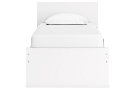 Onita White Twin Platform Bed by Ashley at Eve Furniture