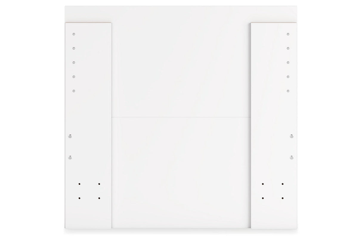 Onita White Twin Platform Bed by Ashley at Eve Furniture