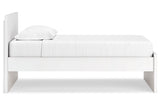 Onita White Twin Platform Bed by Ashley at Eve Furniture