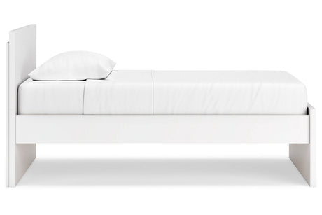 Onita White Twin Platform Bed by Ashley at Eve Furniture