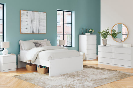 Onita White Youth Platform Base Bedroom Set by Ashley at Eve Furniture