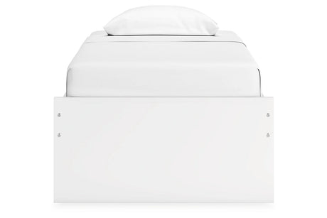 Onita White Youth Storage Platform Bedroom Set with 2 Drawers by Ashley at Eve Furniture