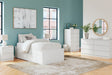 Onita White Youth Storage Platform Bedroom Set with 2 Drawers by Ashley at Eve Furniture