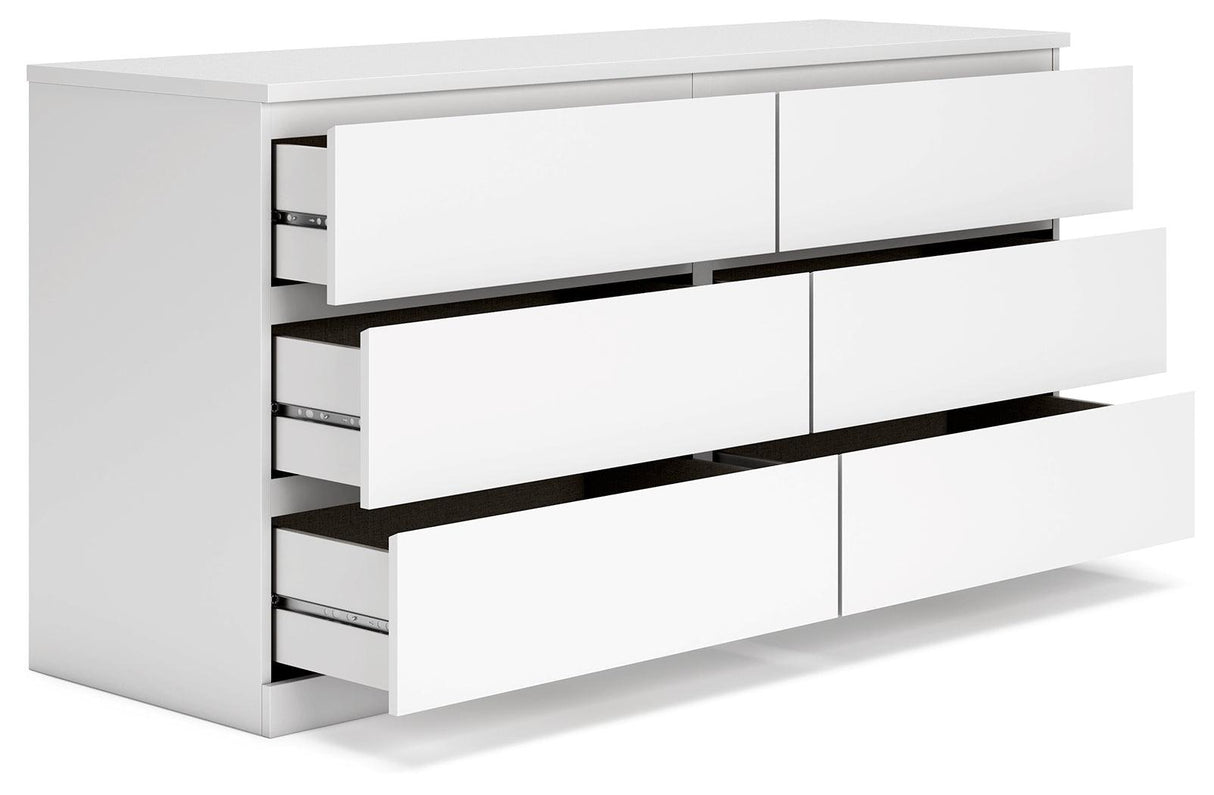Onita White Dresser by Ashley at Eve Furniture