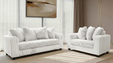 Gia Eggshell Sofa & Loveseat