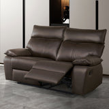 Onoria Brown Leather Match Reclining Living Room Set by Furniture of America at Eve Furniture