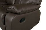 Onoria Brown Leather Match Reclining Living Room Set by Furniture of America at Eve Furniture
