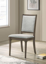 Onslow Dark Brown Dining Side Chair, Set of 2 by Coaster at Eve Furniture