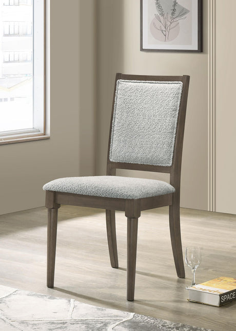 Onslow Dark Brown Dining Side Chair, Set of 2 by Coaster at Eve Furniture