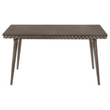 Onslow Dark Brown Rectangular Wood Dining Table by Coaster at Eve Furniture