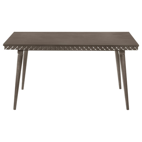 Onslow Dark Brown Rectangular Wood Dining Table by Coaster at Eve Furniture