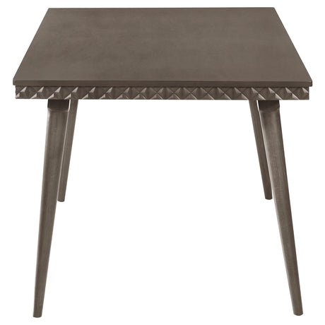 Onslow Dark Brown Rectangular Wood Dining Table by Coaster at Eve Furniture