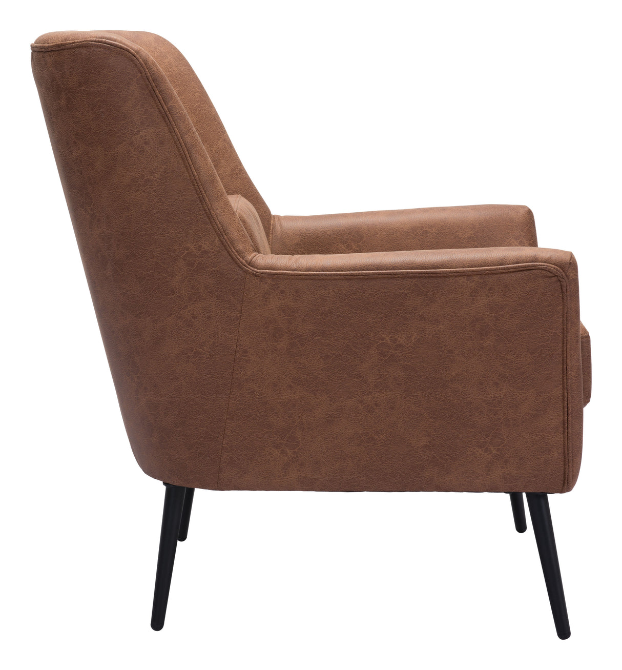 Ontario Vintage Brown Accent Chair by Zuomod at Eve Furniture