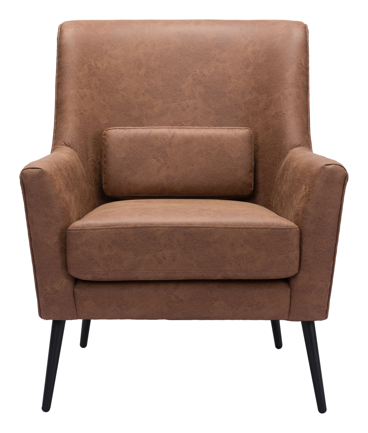 Ontario Vintage Brown Accent Chair by Zuomod at Eve Furniture