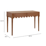 Oodle 48" 2-Drawer Desk by TOV Furniture at Eve Furniture