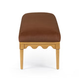 Oodle 56.5" Vegan Mohair Bench by TOV Furniture at Eve Furniture