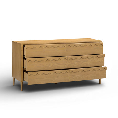 Oodle 62" 6-Drawer Dresser by TOV Furniture at Eve Furniture