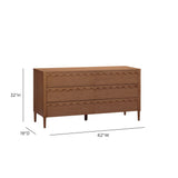 Oodle 62" 6-Drawer Dresser by TOV Furniture at Eve Furniture