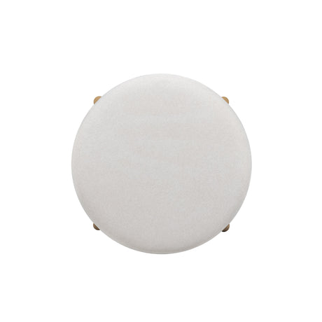 Oodle Cream Performance Vegan Mohair Natural Counter Stool by TOV Furniture at Eve Furniture