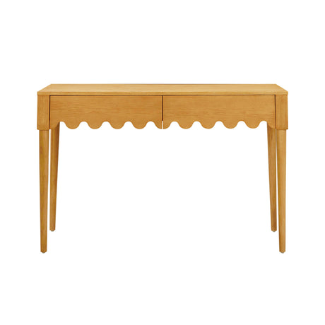 Oodle Natural Ash 2-Drawer Desk by TOV Furniture at Eve Furniture